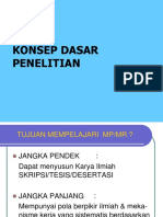 Konsep Dasar Penelitian