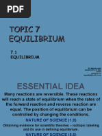 7.1 Equilibrium