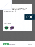 S9.4 - Applying HACCP Assessment