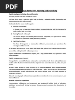 Handout CS407 - Routing and Switching