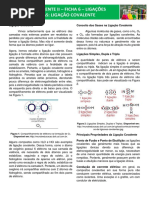 Frente II E28093 Ficha 6 E28093 Ligac3a7c3b5es Quc3admicas Ligac3a7c3a3o Covalente