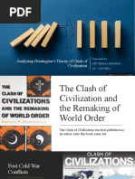 Presentation On Huntington's Clash of Civilization