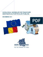 Catalogul Surselor de Finantare Destinate Autoritatilor Publice-Decembrie 2021