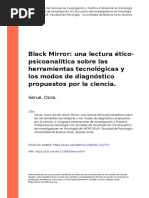 Serue, Dora (2018) - Black Mirror Una Lectura Ético-Psicoanalítica Sobre Las Herramientas Tecnológicas y Los Modos de Diagnóstico Pro (... )