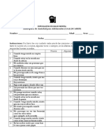 Autoreporte de Ansiedad para Adolescentes (AAA)