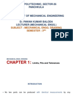 E Contents of Mechanical Engg Drawing