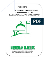 Proposal Maulid Musholah