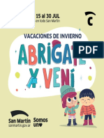 Agenda Vacaciones Invierno San Martin 2023