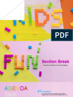 Kids Alphabet Blocks PowerPoint Templates