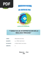 Los 7 Ensayos de Interpretación de La Realidad Peruana