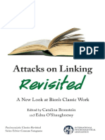 Attacks On Linking Revisited A New Look at Bion's Classic Work. by Bronstein, Catalina O'Shaughnessy, Edna