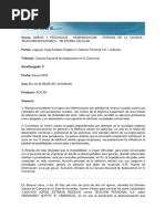 Fallo Abogado No Daño Punitivo No Consumidor - Laguya