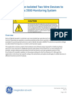 Interfacing Case-Isolated Two Wire Devices To Bently Nevada's 3500 Monitoring System