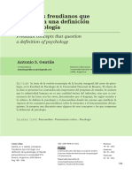 Una Dificultad Del Psicoanálisis. Antonio Gentile