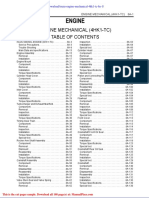 Isuzu Engine Mechanical 4hk1 TC 6a 1