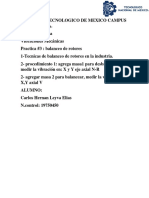 Practica 03 Vibraciones Balanceo y Desbalanceo