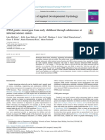 STEM Gender Stereotypes From Early Childhood Through Adolescence at Informal Science Centers