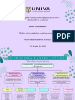 Técnicas Cognitivo Conductuales