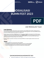 Sosialisasi Cabor & Seni Bumn Fest 2023 (27 Juni 2023)