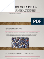 Sociología de La Organizaciones