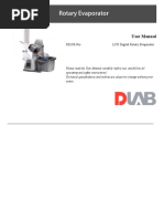 DLAB Rotary-Evaporator RE100-Pro Manual