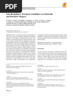 Interdisciplinary European Guidelines On Metabolic and Bariatric Surgery