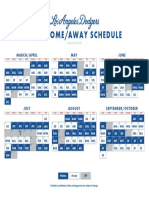 Dodger 2023 - Printable - Schedule - Lad