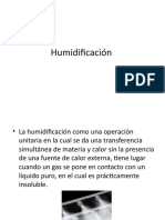 Humidificación