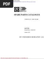 ZF 16s221 Renault Trucks 2008 Spare Parts Catalog