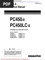 Komatsu Pc450 450lc 8 Operation Maintenance Manual