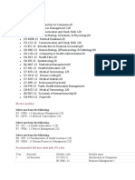 Health Information Management Core Modules