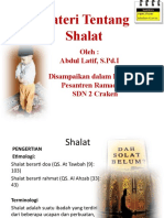 Materi 2 Tentang Shalat