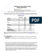 Grade Definitions