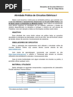 Atividade Pratica Modulo B 2023 Fase I Roteiro de Experimento Com Kit CST Automacao