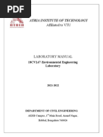 18CVL67 Environmental Engineering Laboratory Manual