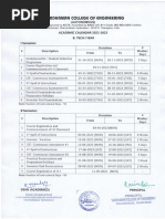 Revised B.tech I Year 2022 2023