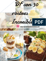 PDF Con 30 Postres Increibles