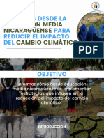 N° 6 Acciones Desde La Educación Media Nicaragüense para Reducir El Impacto Del Cambio Climático.