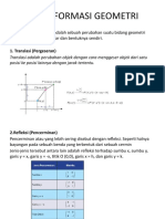 Transformasi Geometri