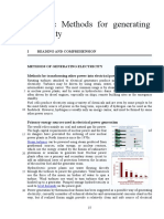 Unit 6 Methods For Generating Electricity