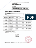 MEMORANDUM AIRBUS A330-202 NUM 55 DATED June 13, 2023