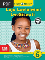 Study Master Luju Lwelulwimi LweSiswati Incwadzi Yathishela Libanga Lesi-6 9781316527832AR