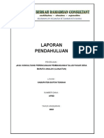 3.2. Laporan Pendahuluan Talud Pasar