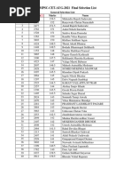 MPSC List