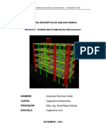 Memoria Descriptiva de Análisis Sísmico de Vivienda