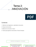 Tema 2 - LA INNOVACION