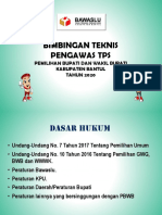 Bimtek Pertama PTPS