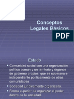 Conceptos Legales Basicos I