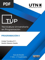 Guía Práctica de Programación 2 - TUP - UTN