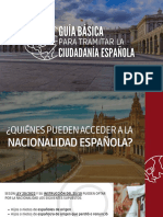 Guía Básica para Tramitar La Ciudadanía Española